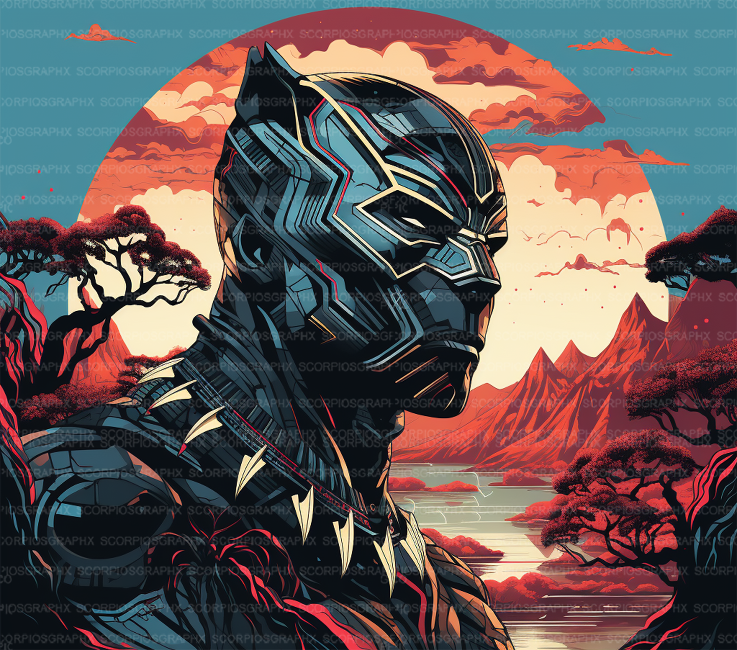 Black Panther 2 PNG | Sublimation | Tumbler Wrap Design | Digital Download