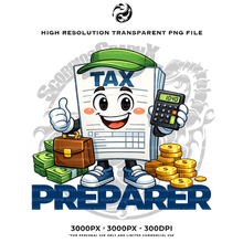 Load image into Gallery viewer, Tax Preparer PNG