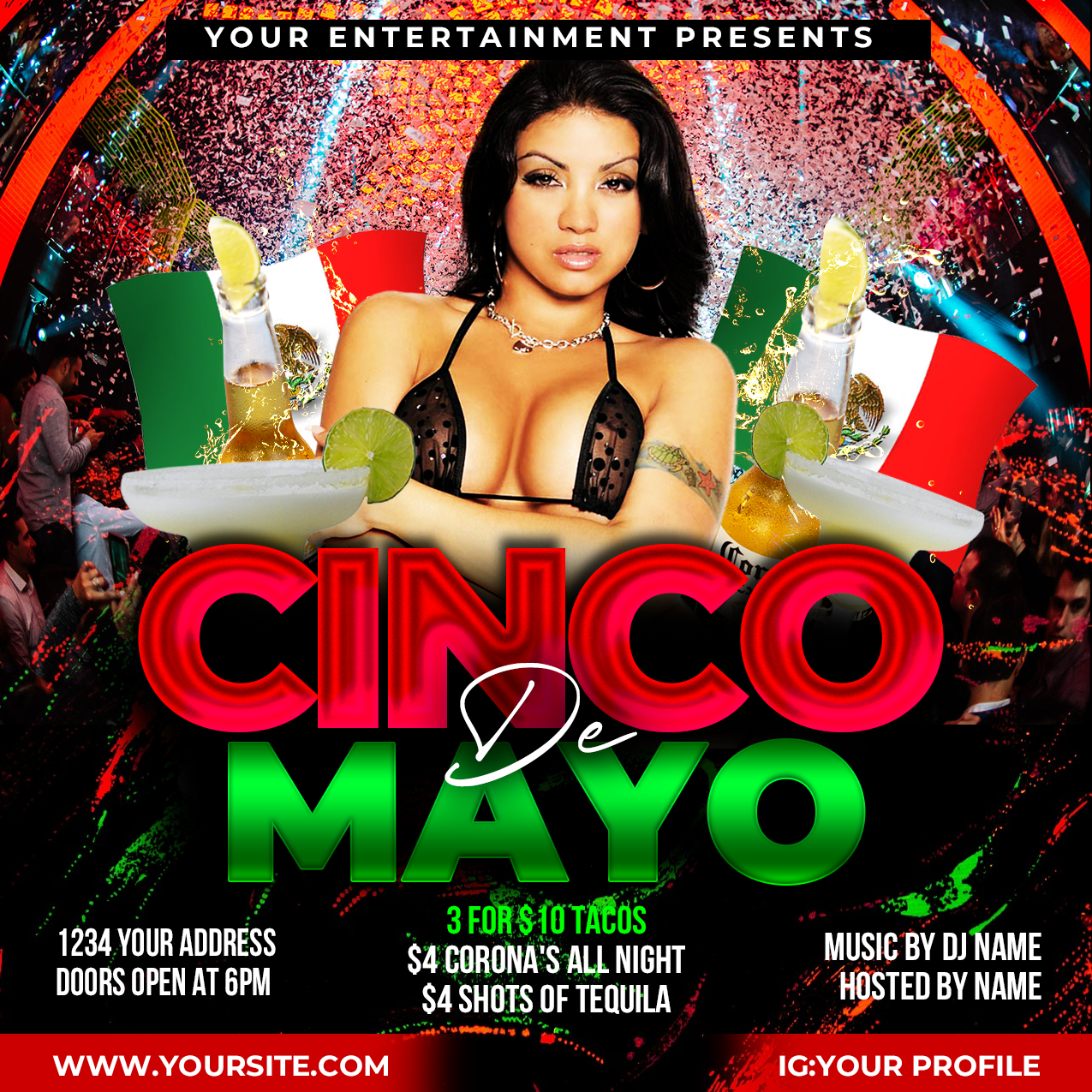 Cinco de Mayo Flyer Template