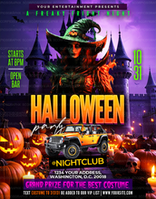 Load image into Gallery viewer, Halloween Party Flyer