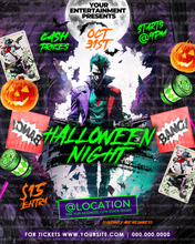 Load image into Gallery viewer, Halloween Party Flyer
