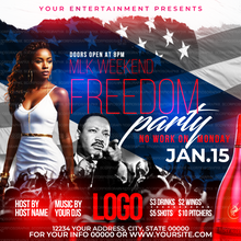 Load image into Gallery viewer, MLK Weekend Flyer Template