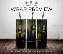 Load image into Gallery viewer, YellowJackets PNG | Sublimation | Tumbler Wrap Design | Digital Download