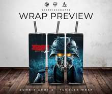 Load image into Gallery viewer, Zombie Army 4 PNG | Sublimation | Tumbler Wrap Design | Digital Download
