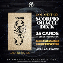 Load image into Gallery viewer, Mini Scorpio Oracle Deck