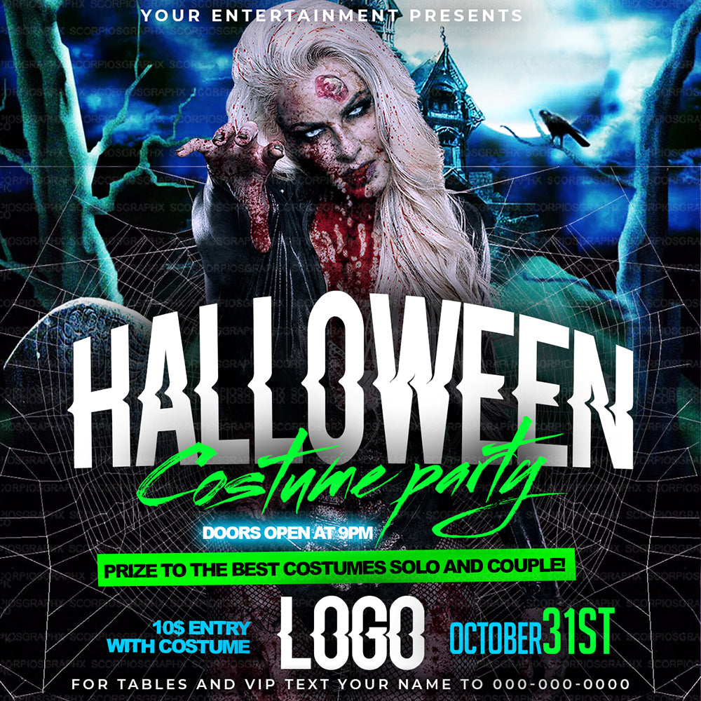 Halloween Costume Party Flyer