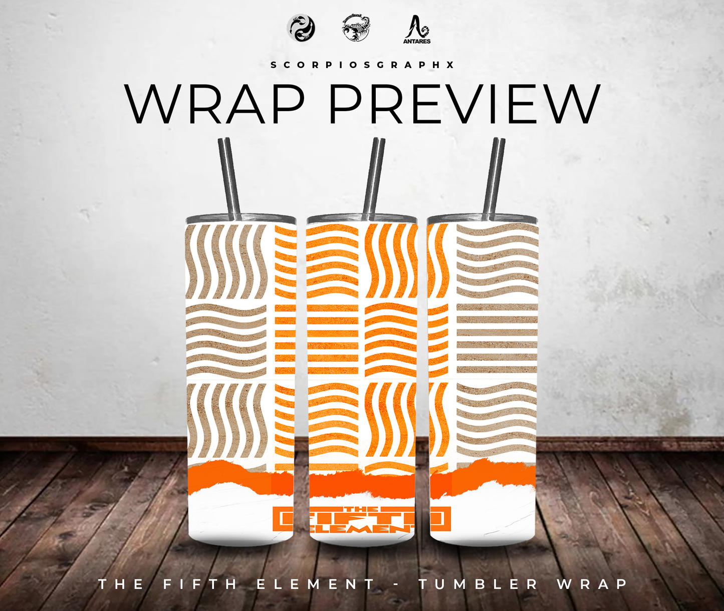 Fifth Element PNG | Sublimation | Tumbler Wrap Design | Digital Download