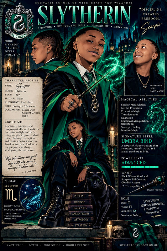 Happy Potter Slytherin House OC Prompt