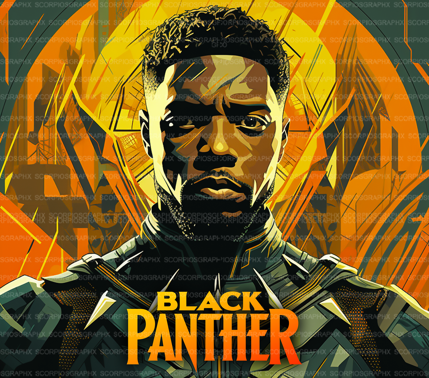 Black Panther PNG | Sublimation | Tumbler Wrap Design | Digital Download