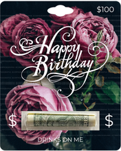Load image into Gallery viewer, Floral Happy Birthday Money Card Holder
