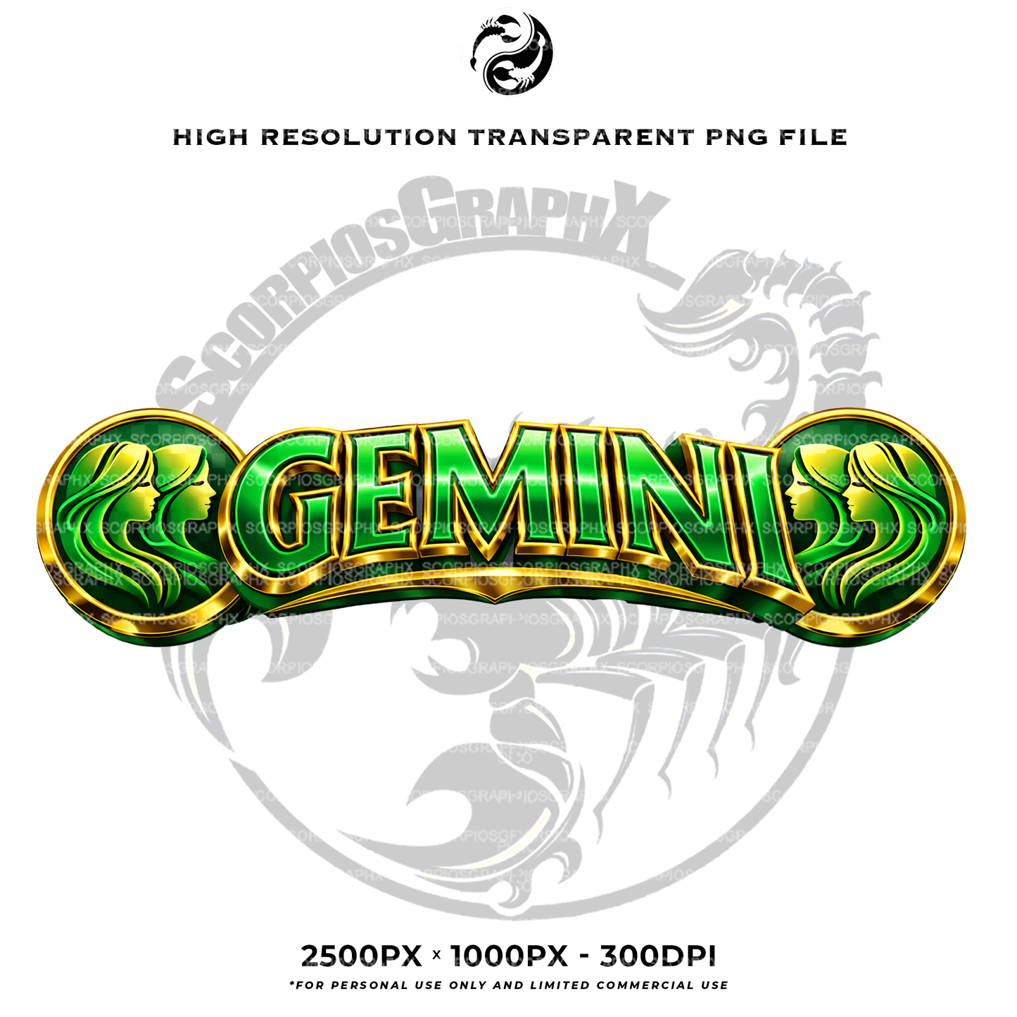 Emerald Gemini PNG