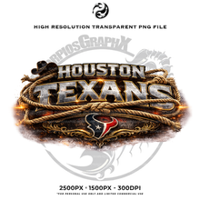 Load image into Gallery viewer, 3D Urban Western Football Title PNG
