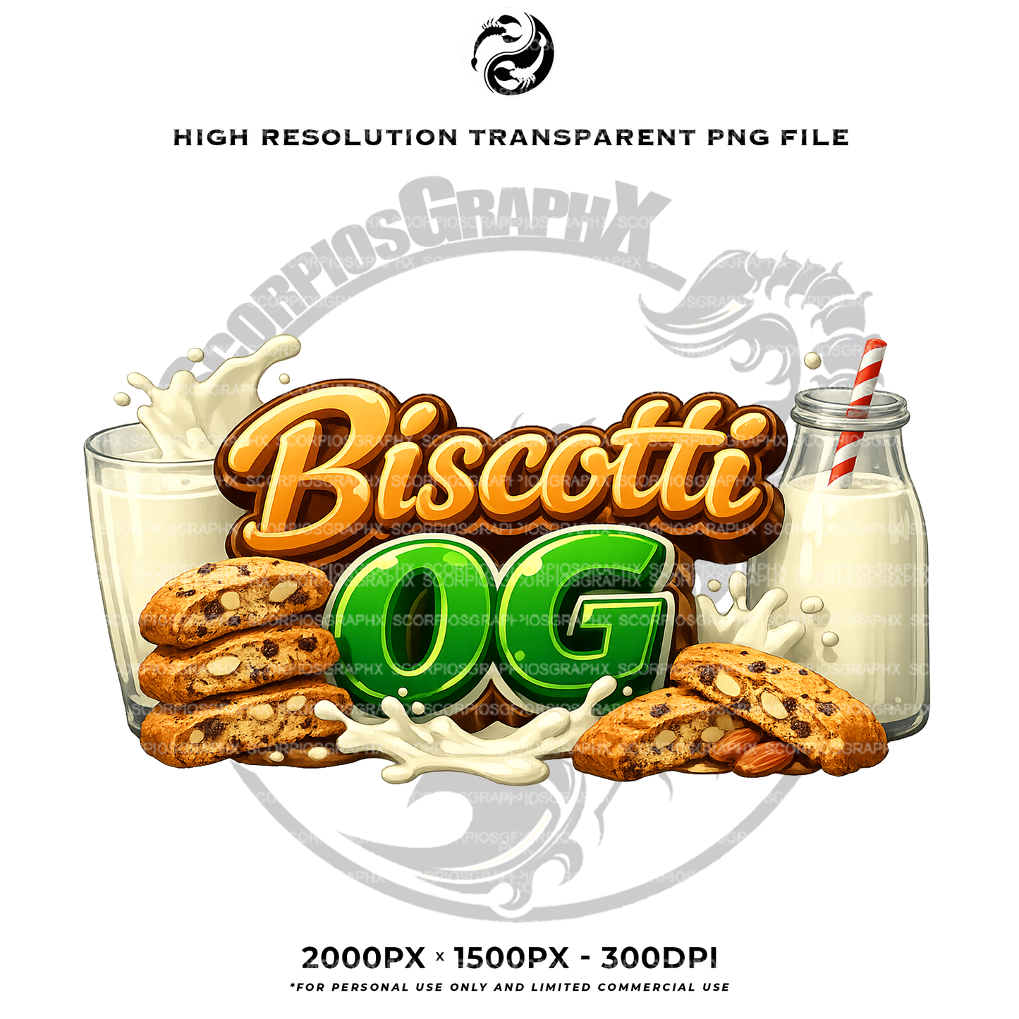 Biscotti Cookies PNG