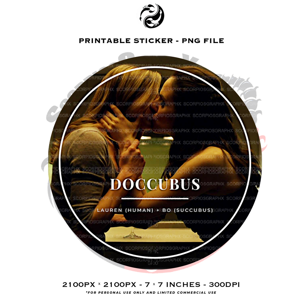 Doccubus PNG - Printable Sticker