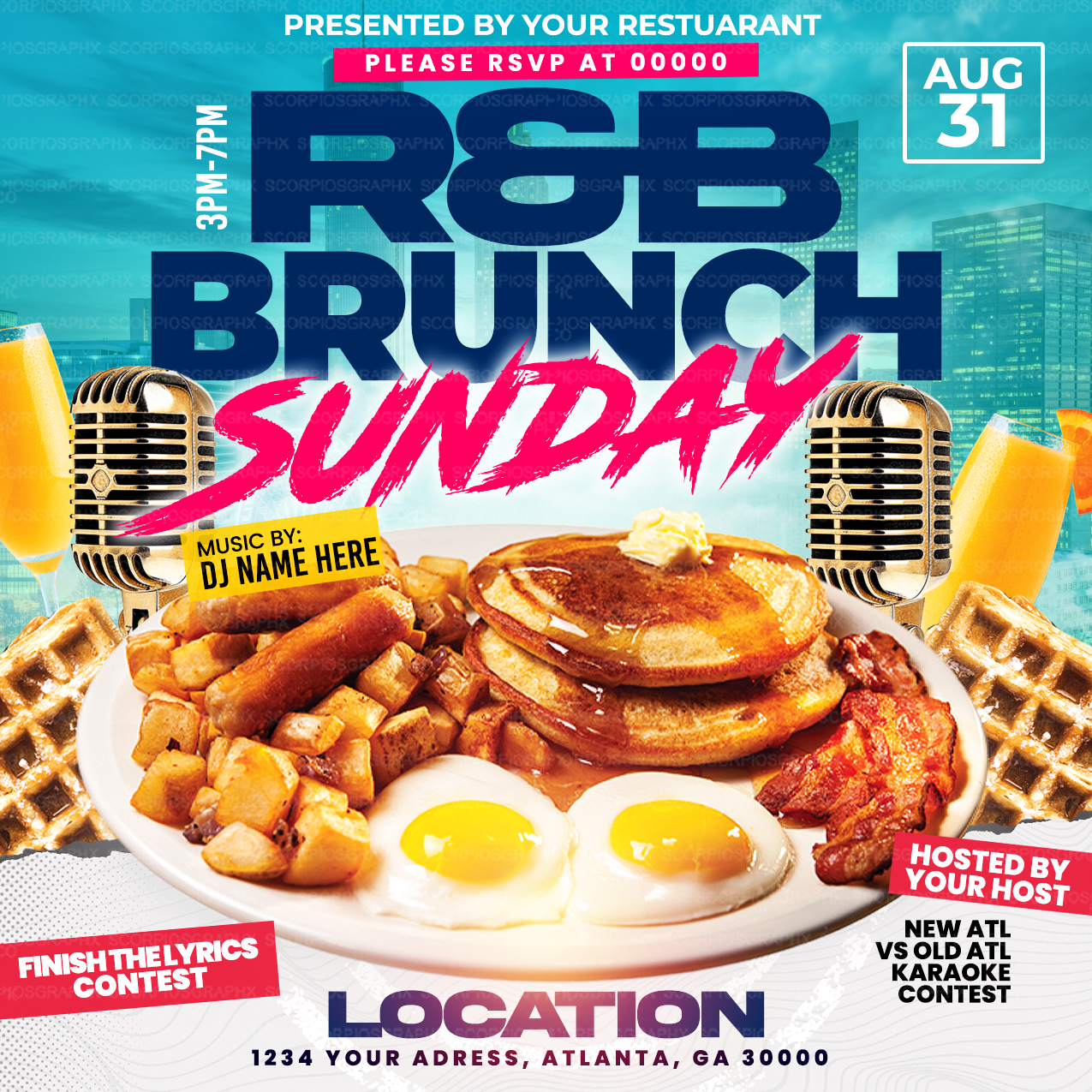 RnB Brunch Flyer