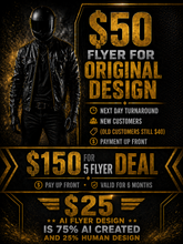 Load image into Gallery viewer, Regular Flyer Design
