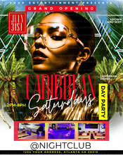 Load image into Gallery viewer, Caribbean Saturdays Flyer
