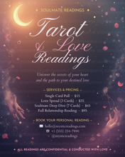 Load image into Gallery viewer, Tarot Card Reading Flyer
