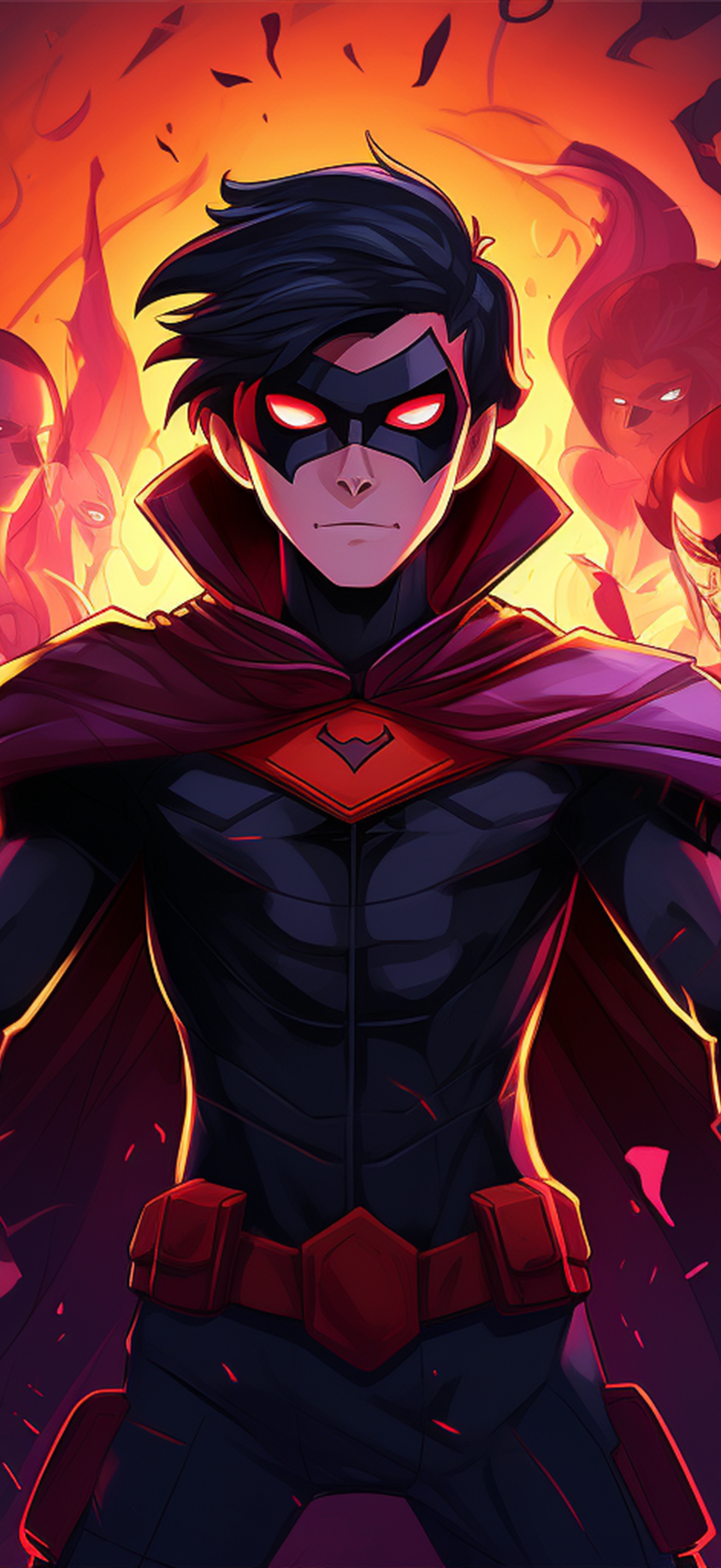 Robin Nightmare iphone Wallpaper
