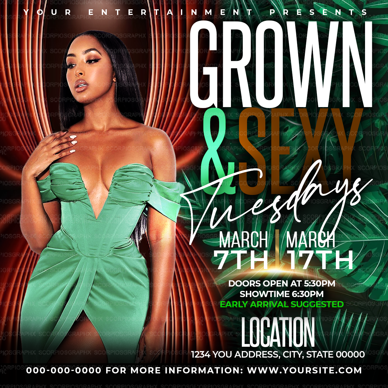 Sexy Tuesdays Flyer Template
