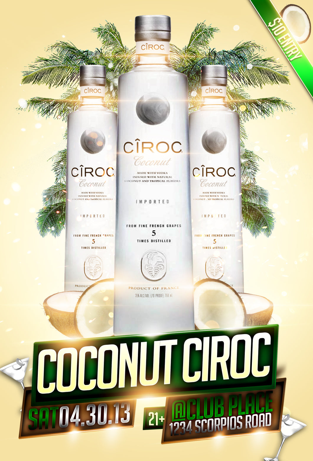 Coconut Ciroc V1 Flyer Template