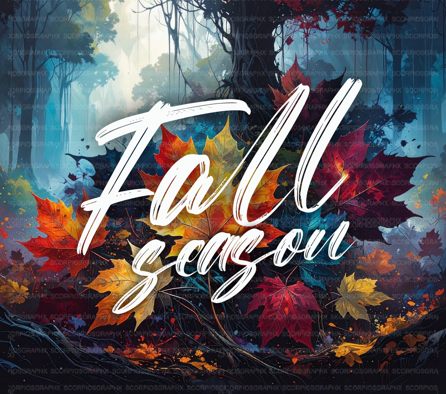 Fall Season Tumbler Wrap
