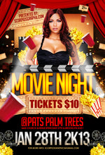 Load image into Gallery viewer, Movie Night Flyer Template
