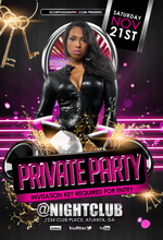 Load image into Gallery viewer, Private Party Flyer Template
