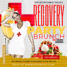 Load image into Gallery viewer, Brunch Party Flyer Template
