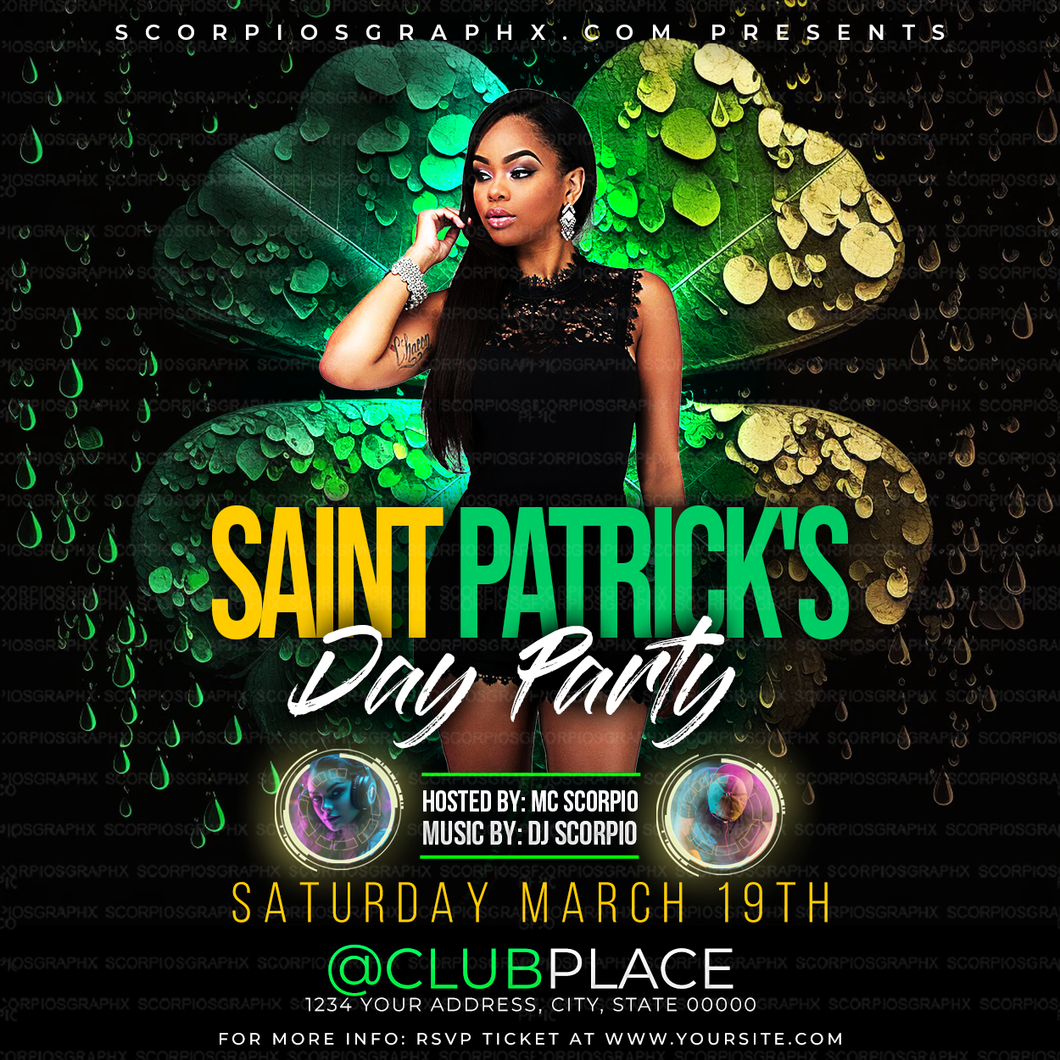 ST PATRICK DAY FLYER TEMPLATE