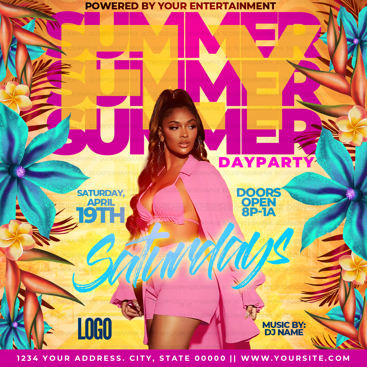 Summer Flyer Template