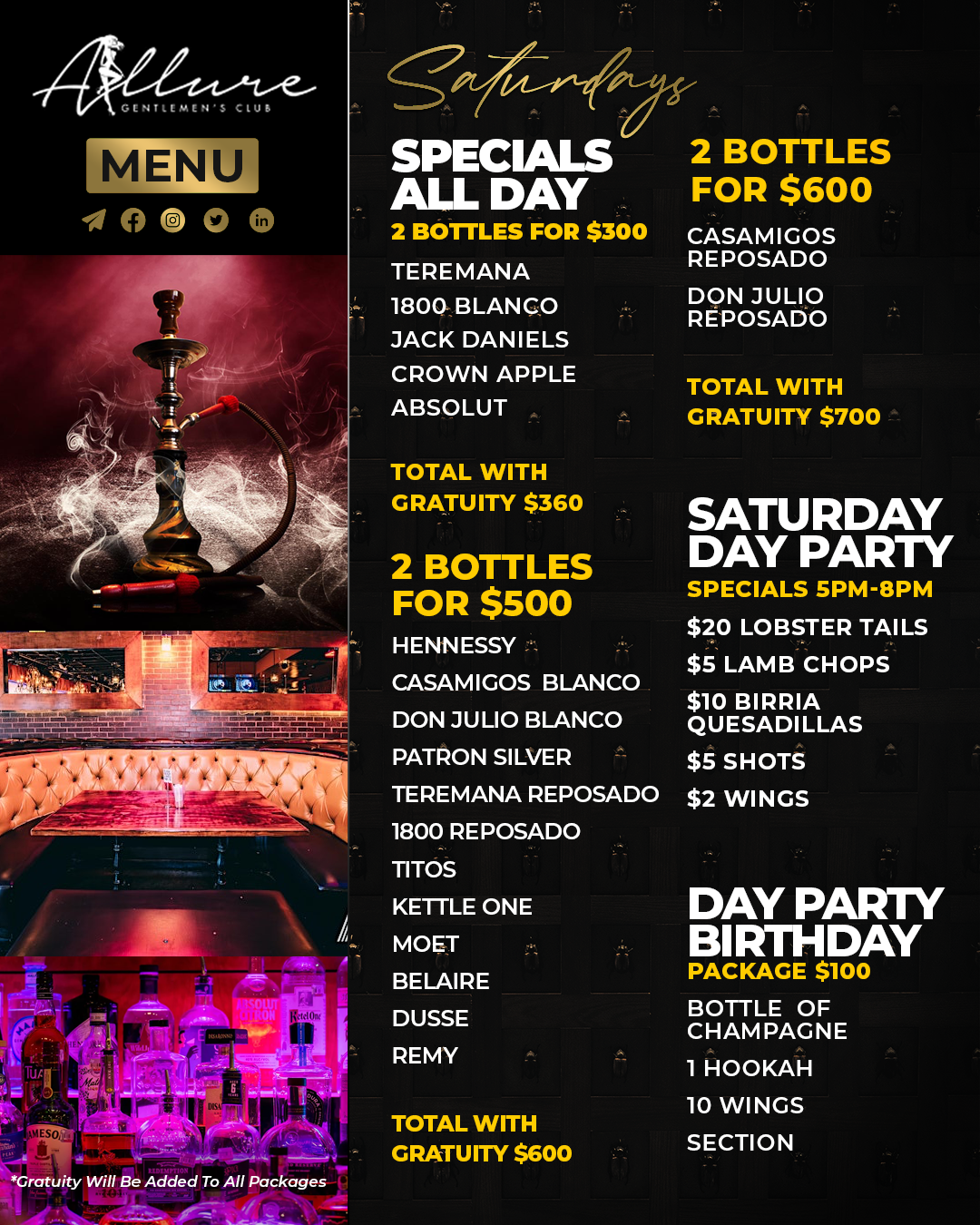 Menu Design