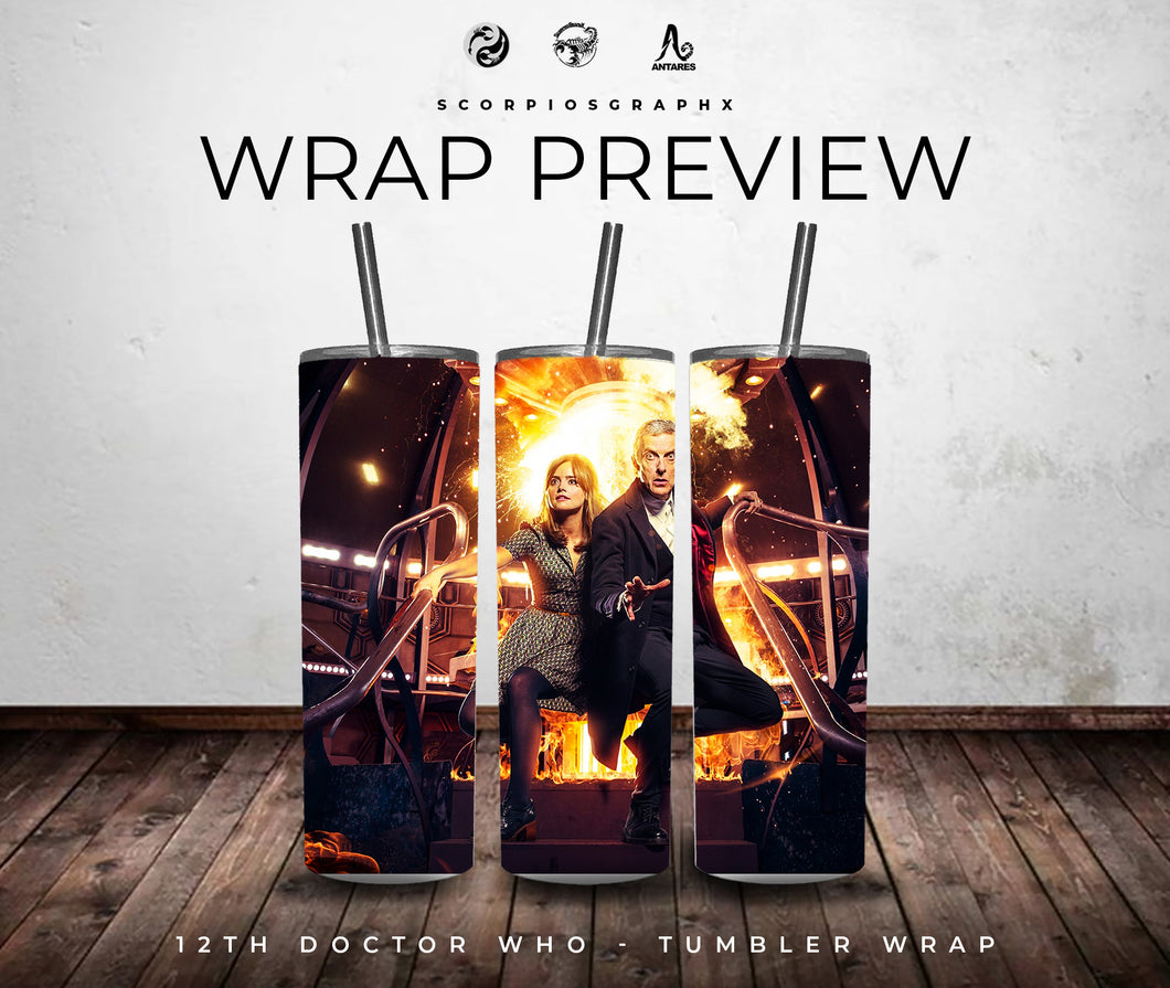 12th Doctor PNG | Sublimation | Tumbler Wrap Design | Digital Download