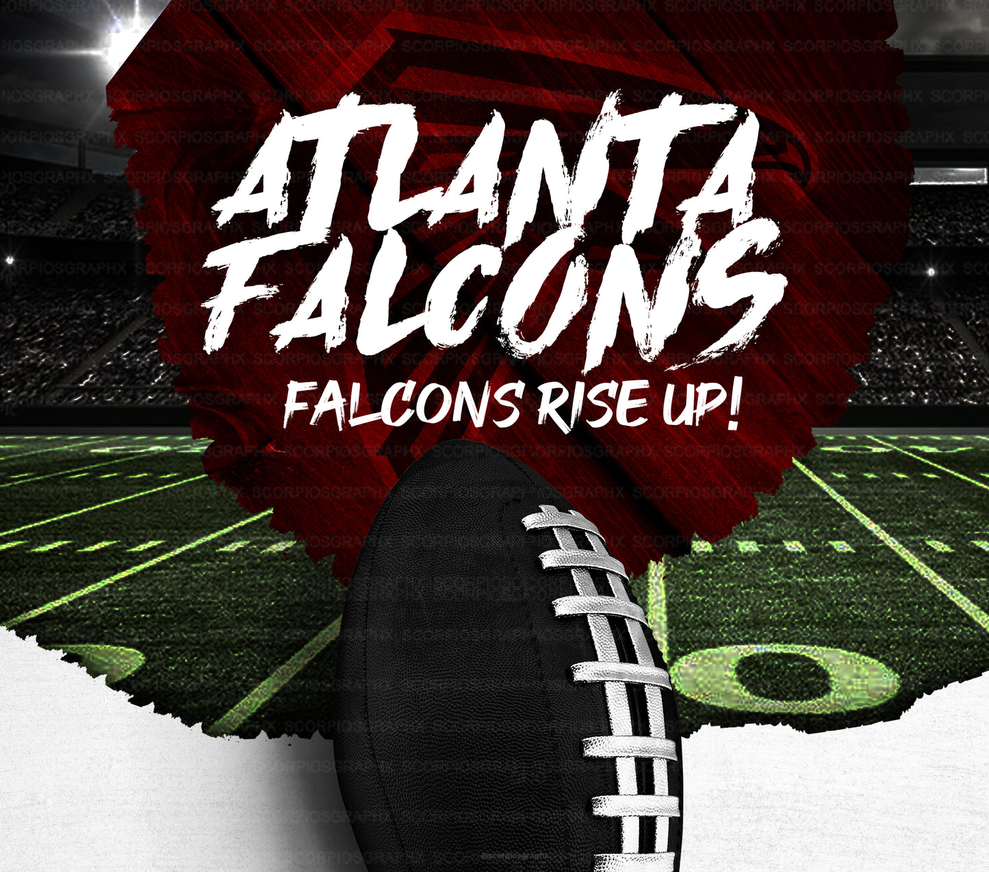 Team Falcons PNG | Sublimation | Tumbler Wrap Design | Digital Download