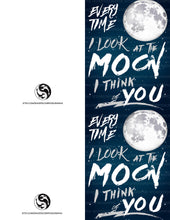Load image into Gallery viewer, Looking at the Moon | THINKING OF YOU Greeting Card | Printable
