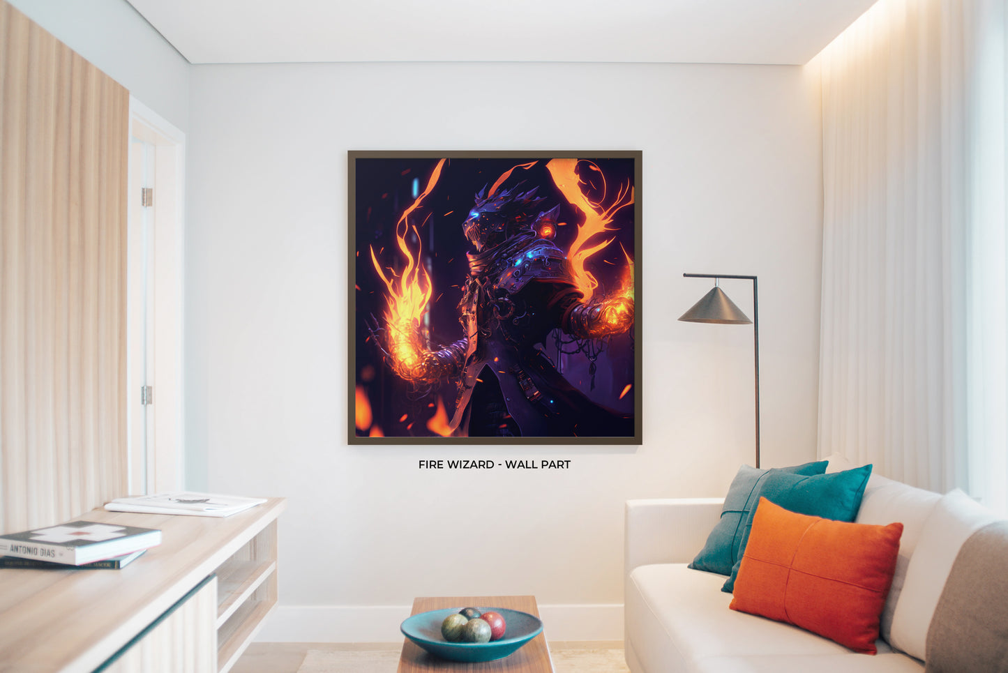 Fire Wizard - AI Art