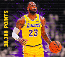 Load image into Gallery viewer, Lebron Lakers PNG | Sublimation | Tumbler Wrap Design | Digital Download
