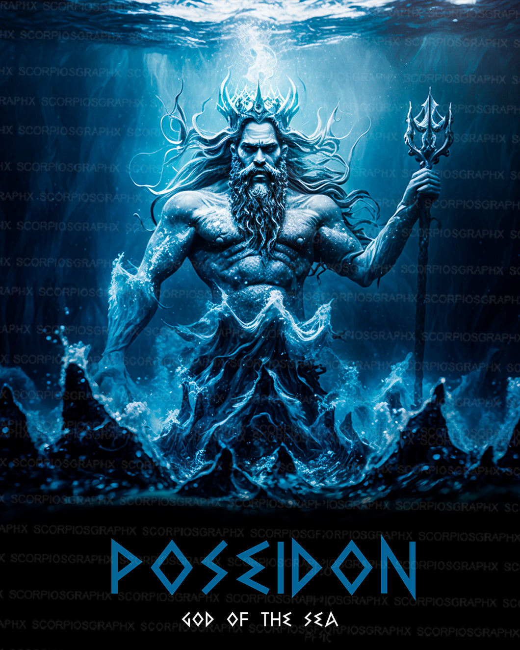 Poseidon Poster - Wall Art