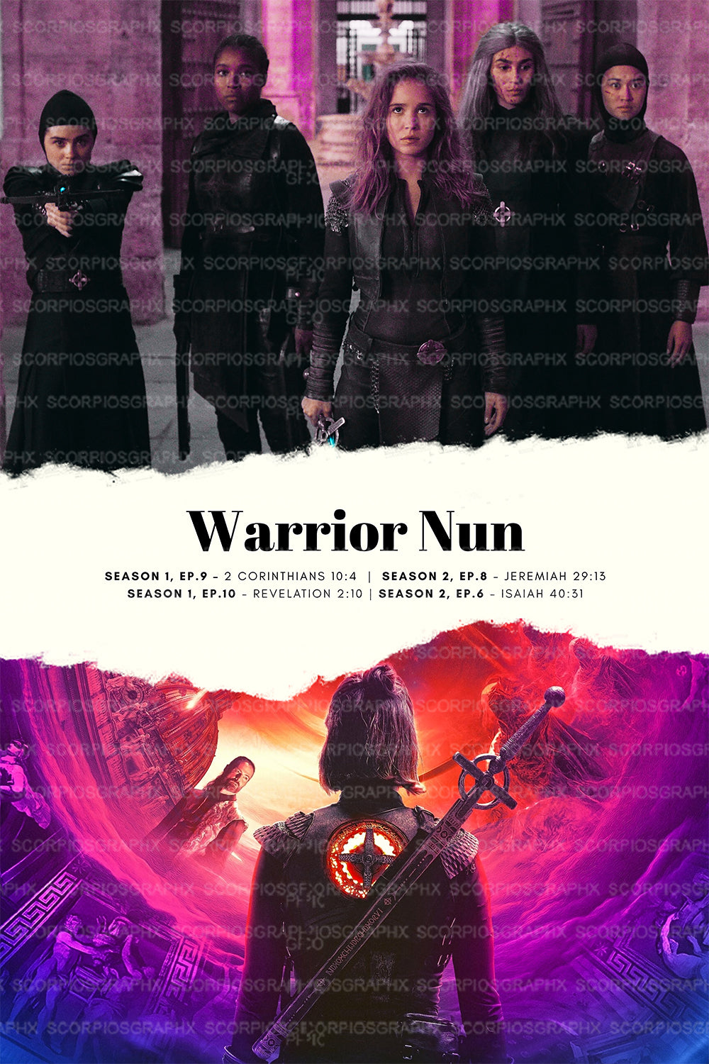 Warrior Nun Episode Poster - Wall Art Printable