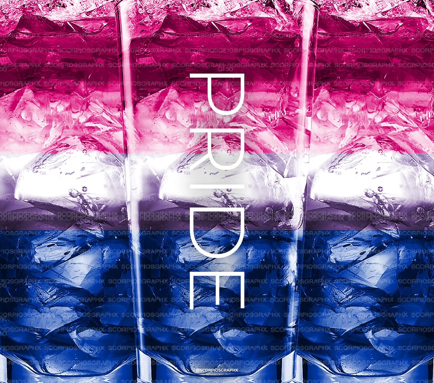 Bi Pride png  | Sublimation | Tumbler Wrap Design | Digital Download