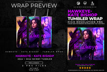 Load image into Gallery viewer, Hawkeye - Kate Bishop PNG | Sublimation | Tumbler Wrap Design | Digital Download
