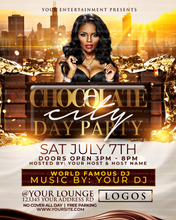 Load image into Gallery viewer, Chocolate Day Party Flyer Template
