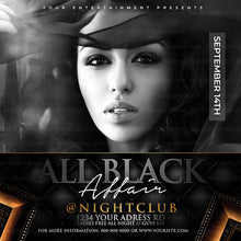 Load image into Gallery viewer, All Black Affair Flyer
