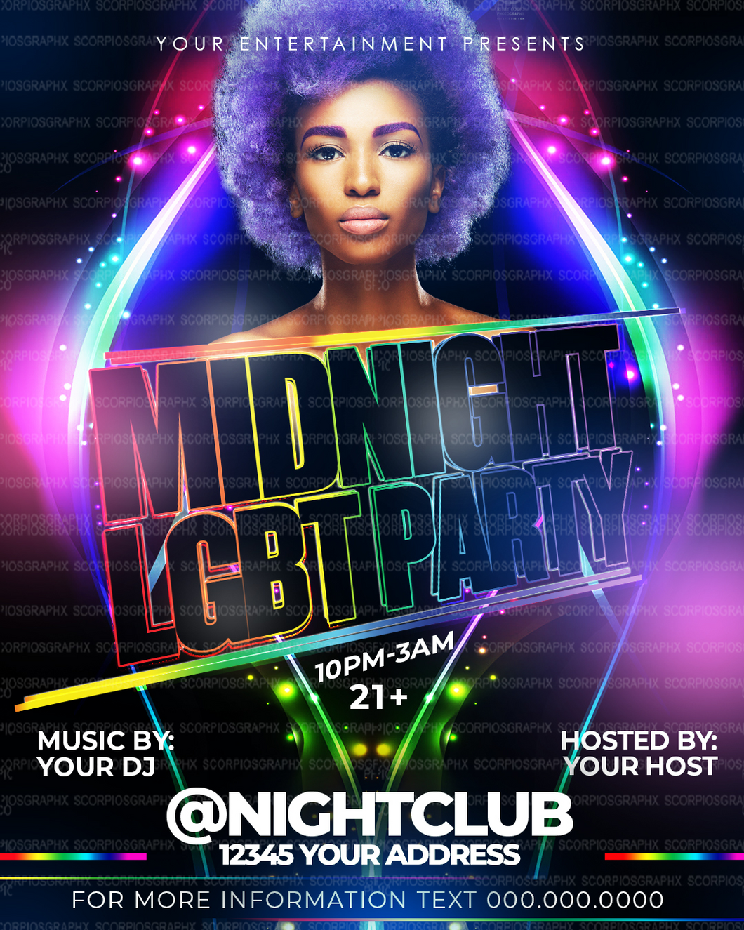 LGBT Party Flyer Template