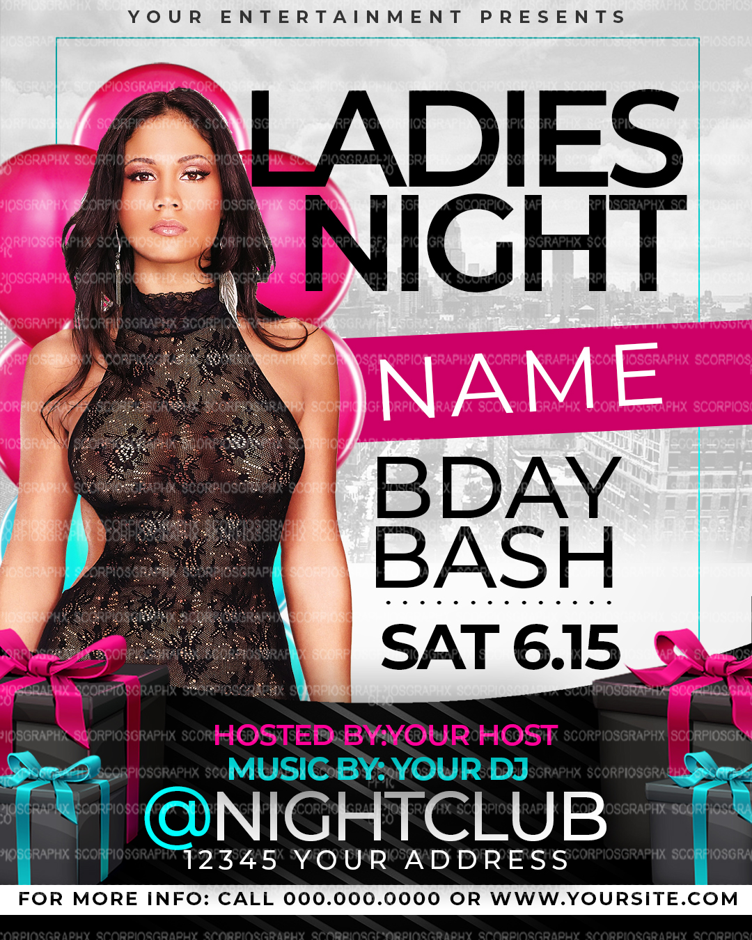 Ladies Night PSD Bundle