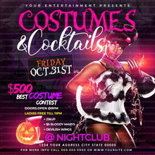 Load image into Gallery viewer, Costume Party Flyer Template
