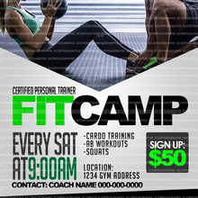 Load image into Gallery viewer, Fit Camp Flyer
