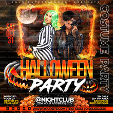 Load image into Gallery viewer, Halloween Party Flyer Template
