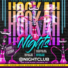 Load image into Gallery viewer, Hookah Party Flyer Template
