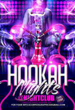 Load image into Gallery viewer, Hookah Night Flyer Template
